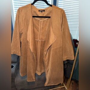 Women's Tan Suede Jacket